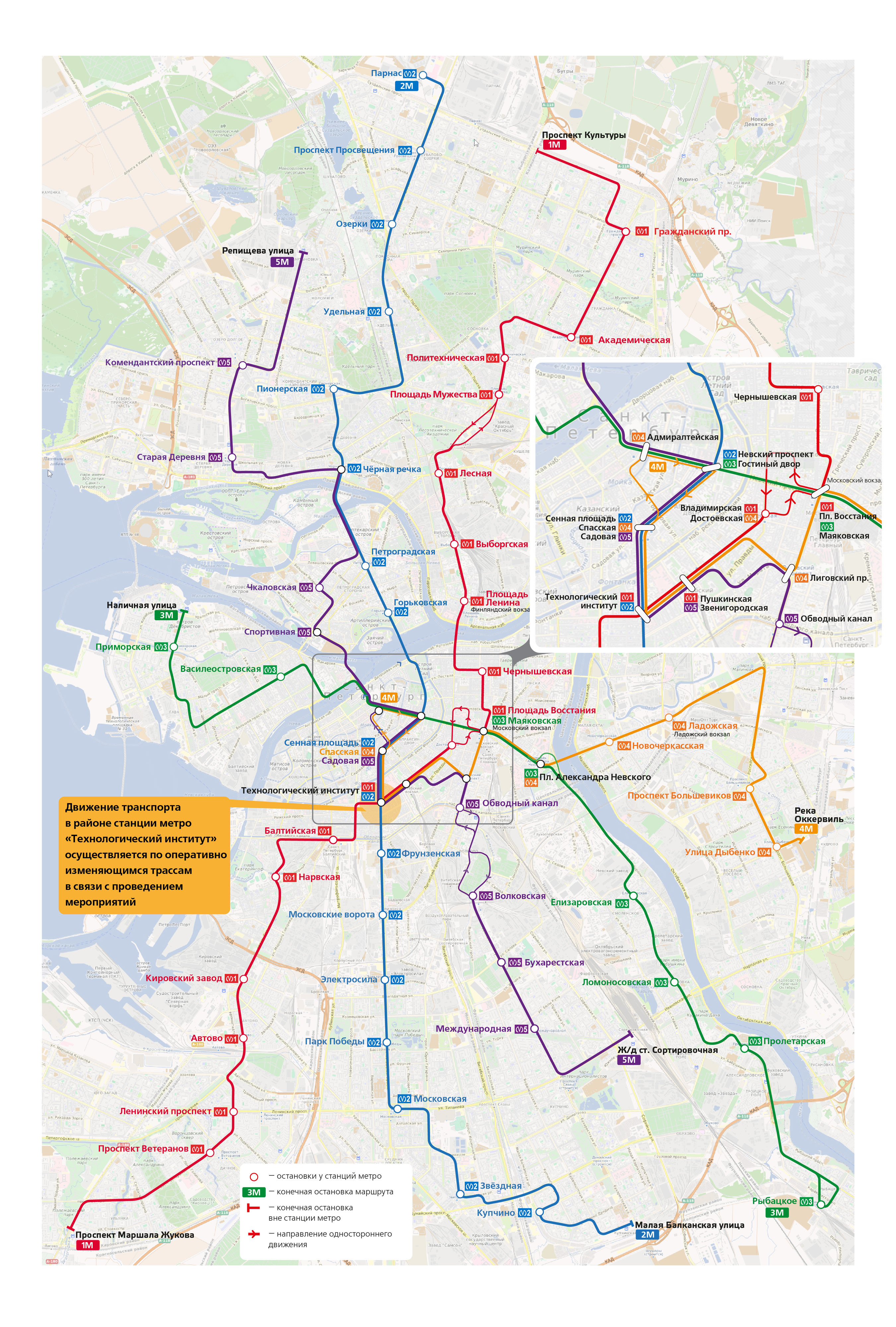 Карта спб с движением транспорта онлайн спб