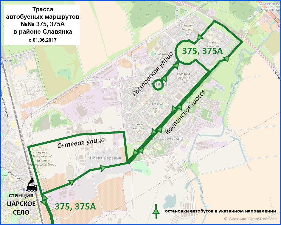 Павловск пушкинская карта