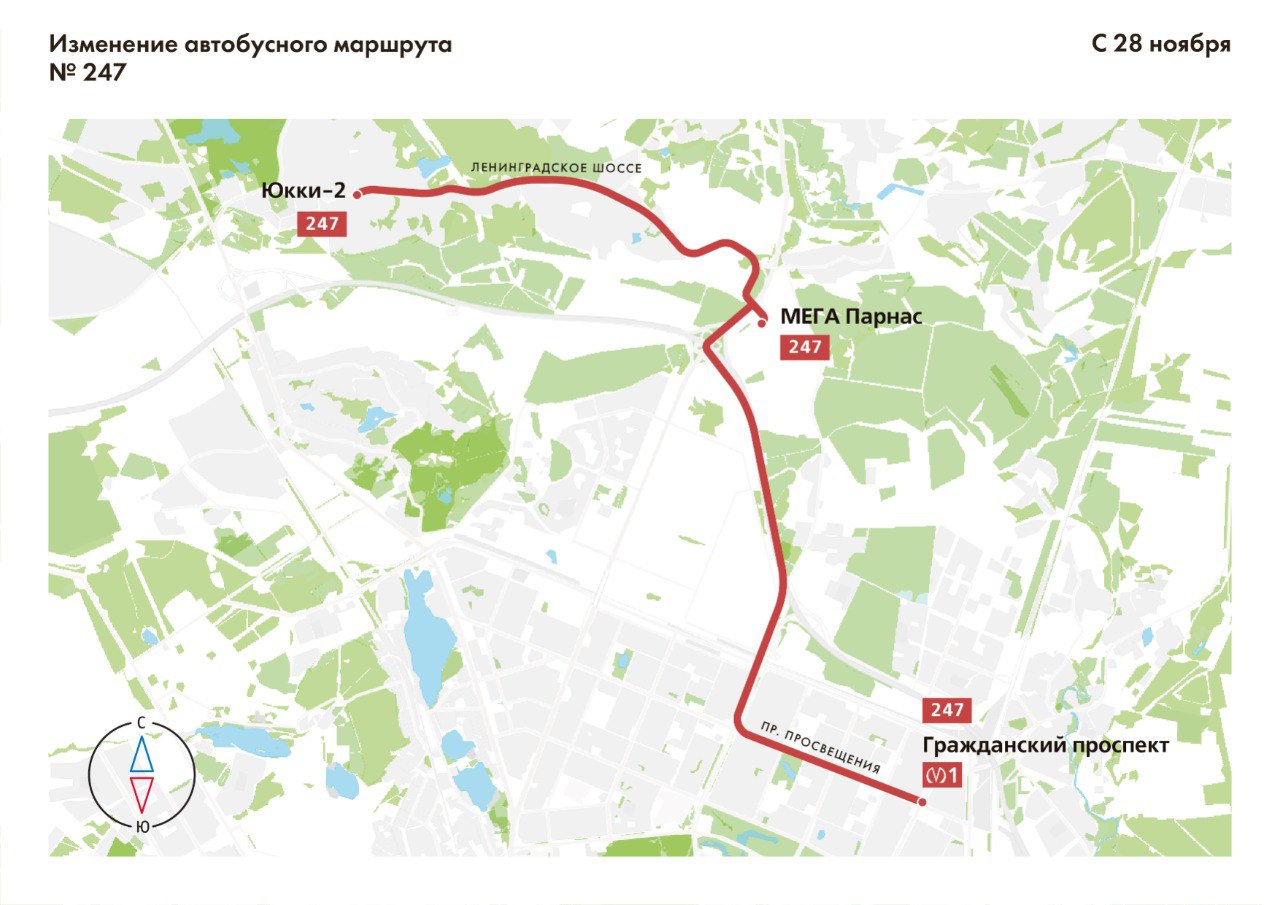 С 28 ноября изменятся трассы пяти автобусных маршрутов №№ 59, 137, 153,  237, 247, закроются маршруты №№ 82, 154 | СПб ГКУ 