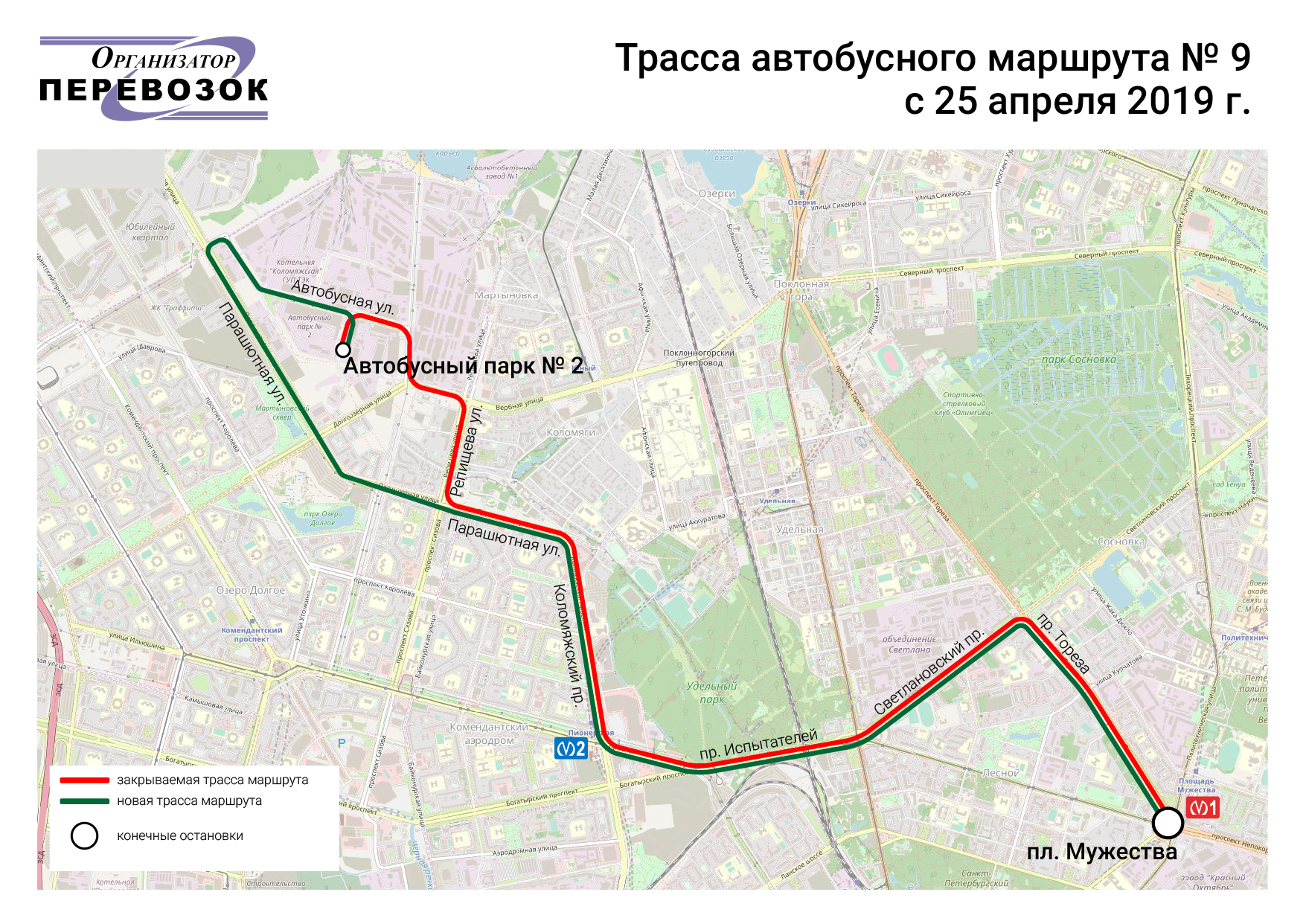 Карта автобусов санкт петербург приморский район