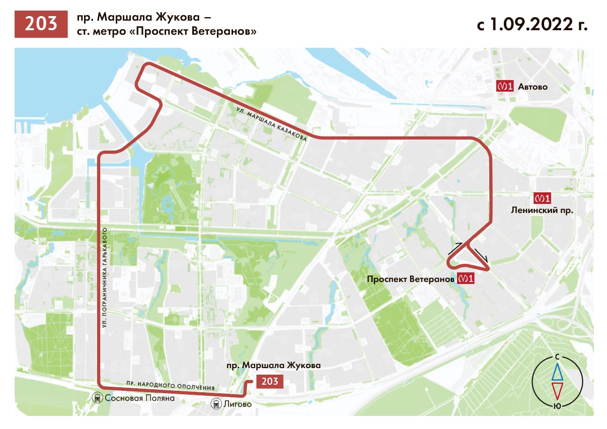 Карта санкт петербурга проспект ветеранов